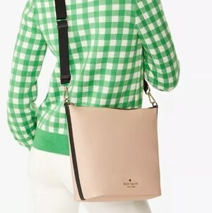 Kate Spade Warm Beige Crossbody Bag Canvas